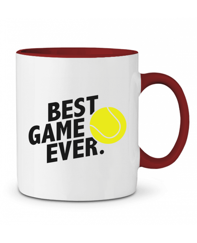 Mug bicolore BEST GAME EVER Tennis tunetoo