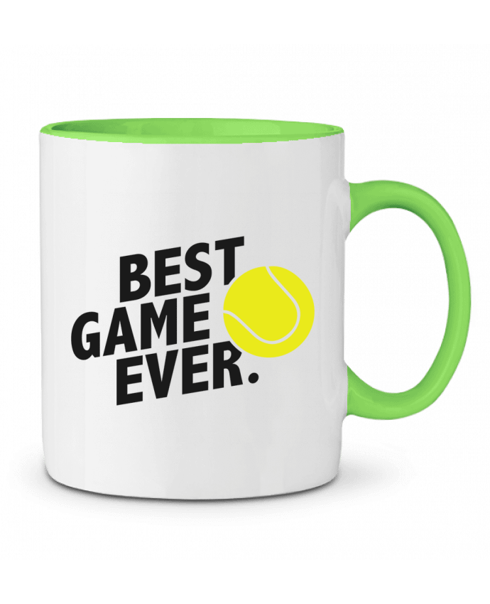 Two-tone Ceramic Mug BEST GAME EVER Tennis tunetoo