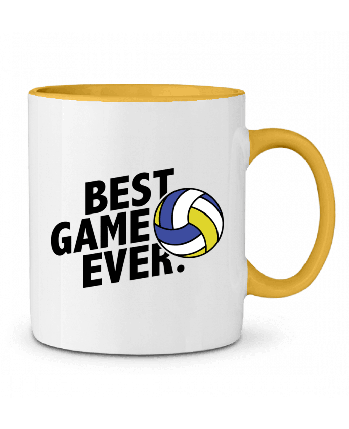 Two-tone Ceramic Mug BEST GAME EVER Volley tunetoo
