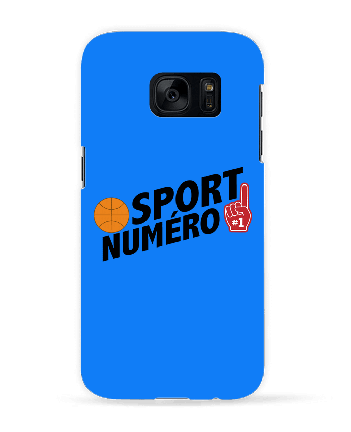 Case 3D Samsung Galaxy S7 Sport numéro 1 Basket by tunetoo