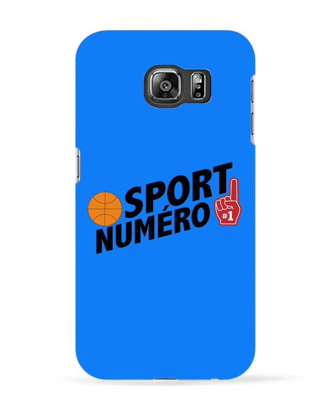 Case 3D Samsung Galaxy S6 Sport numéro 1 Basket - tunetoo