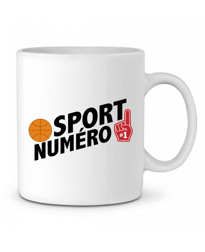 Ceramic Mug Sport numéro 1 Basket by tunetoo