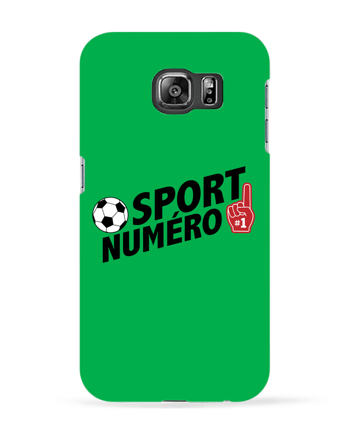 Coque Samsung Galaxy S6 Sport numéro 1 Football - tunetoo