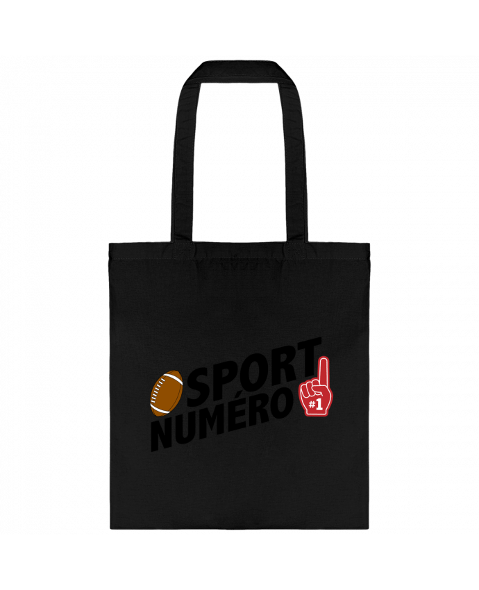 Tote Bag cotton Sport numéro 1 Rugby by tunetoo