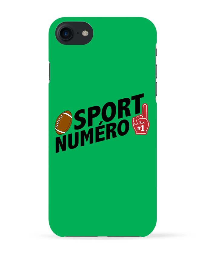 COQUE 3D Iphone 7 Sport numéro 1 Rugby de tunetoo