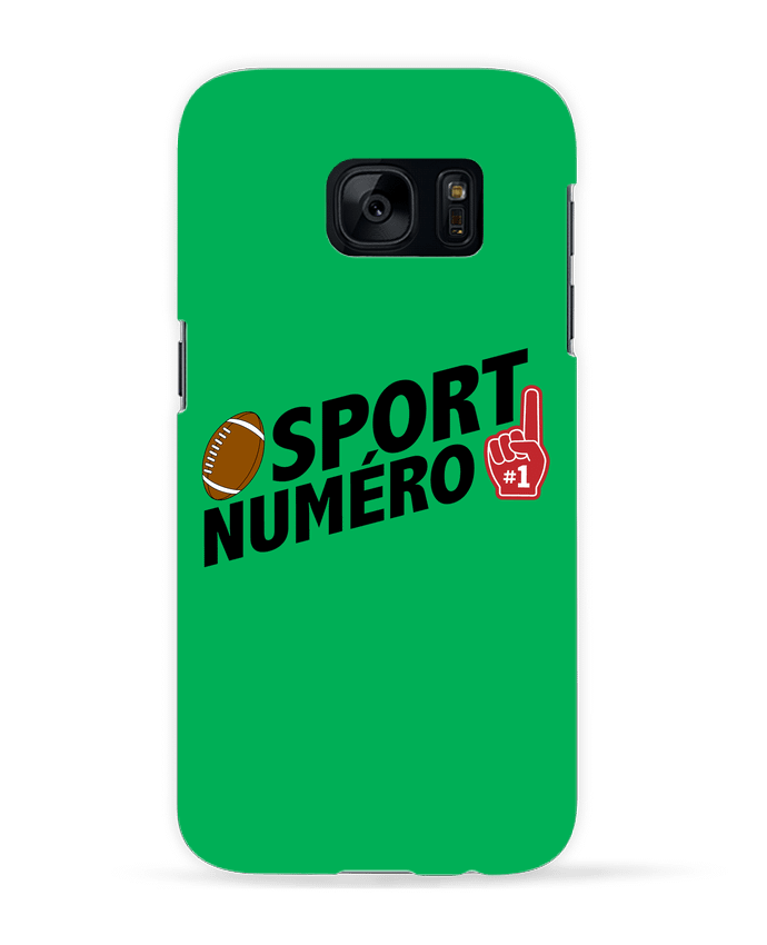 Coque 3D Samsung Galaxy S7  Sport numéro 1 Rugby par tunetoo