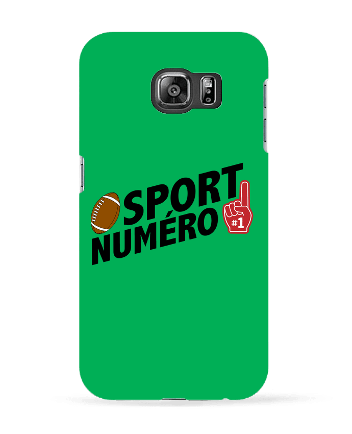 Coque Samsung Galaxy S6 Sport numéro 1 Rugby - tunetoo