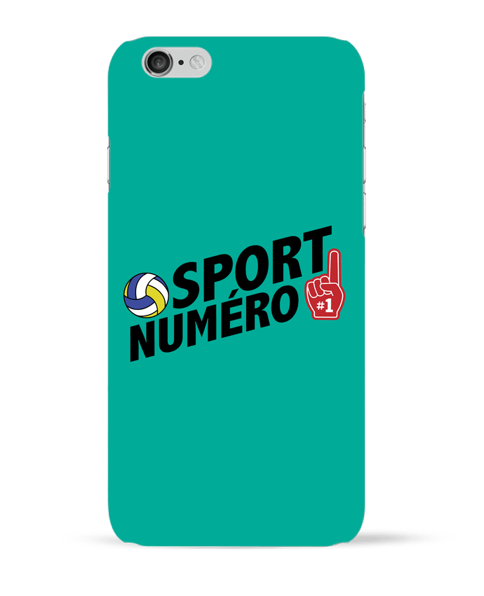 Case 3D iPhone 6 Sport numéro 1 Volley by tunetoo