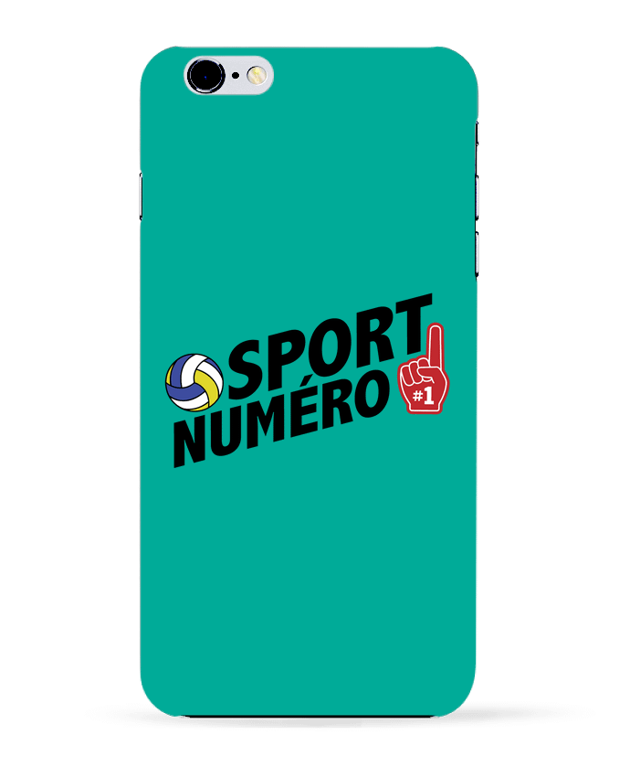 Case 3D iPhone 6+ Sport numéro 1 Volley de tunetoo