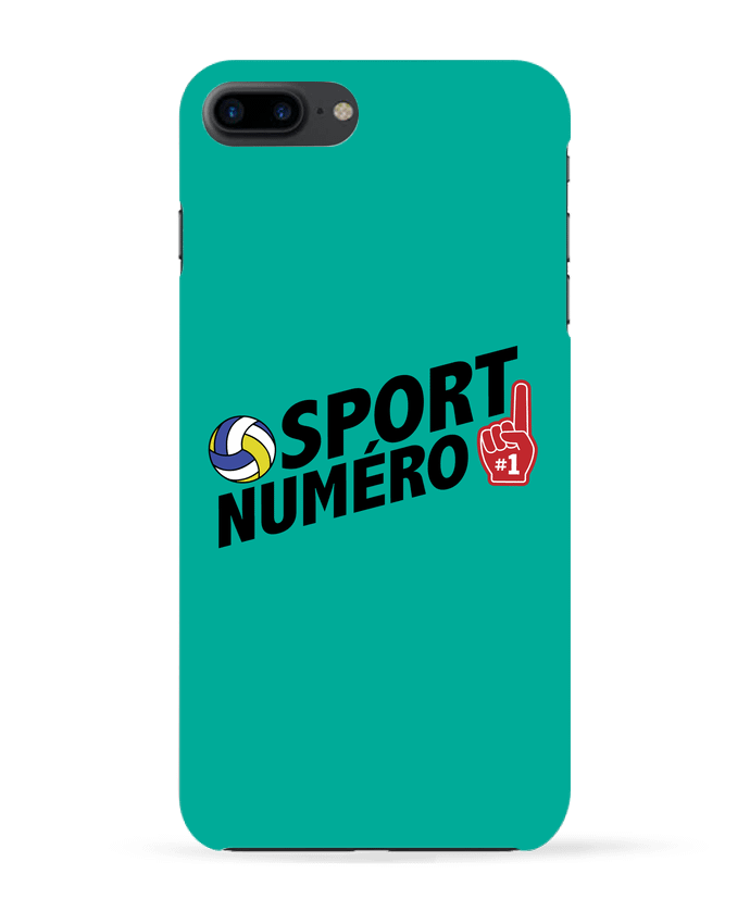 Case 3D iPhone 7+ Sport numéro 1 Volley by tunetoo