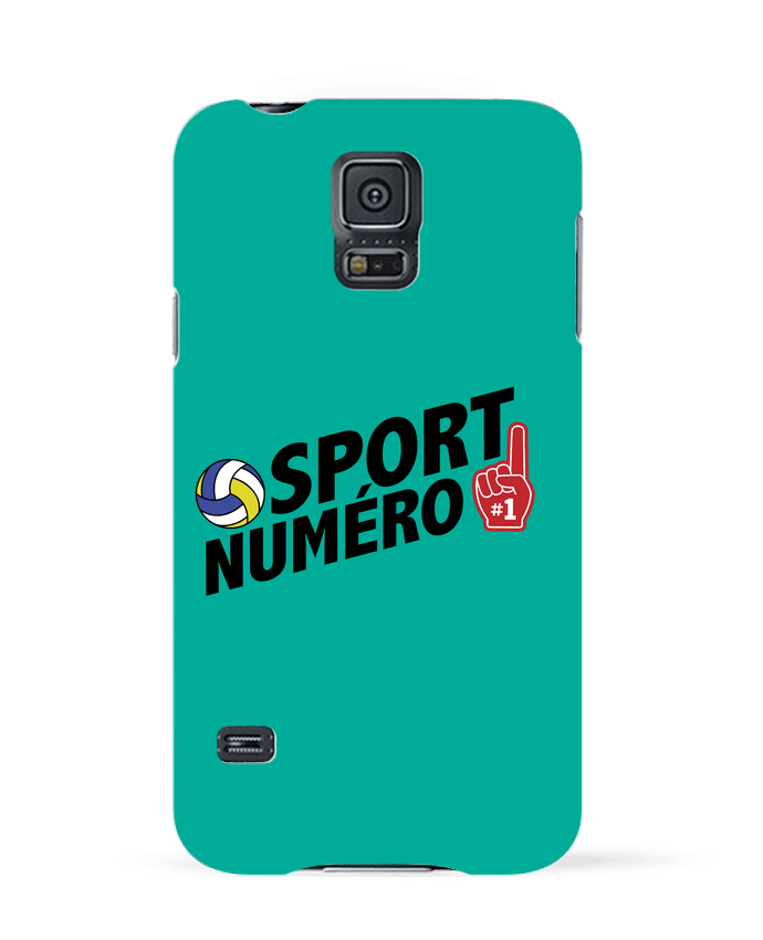 Case 3D Samsung Galaxy S5 Sport numéro 1 Volley by tunetoo