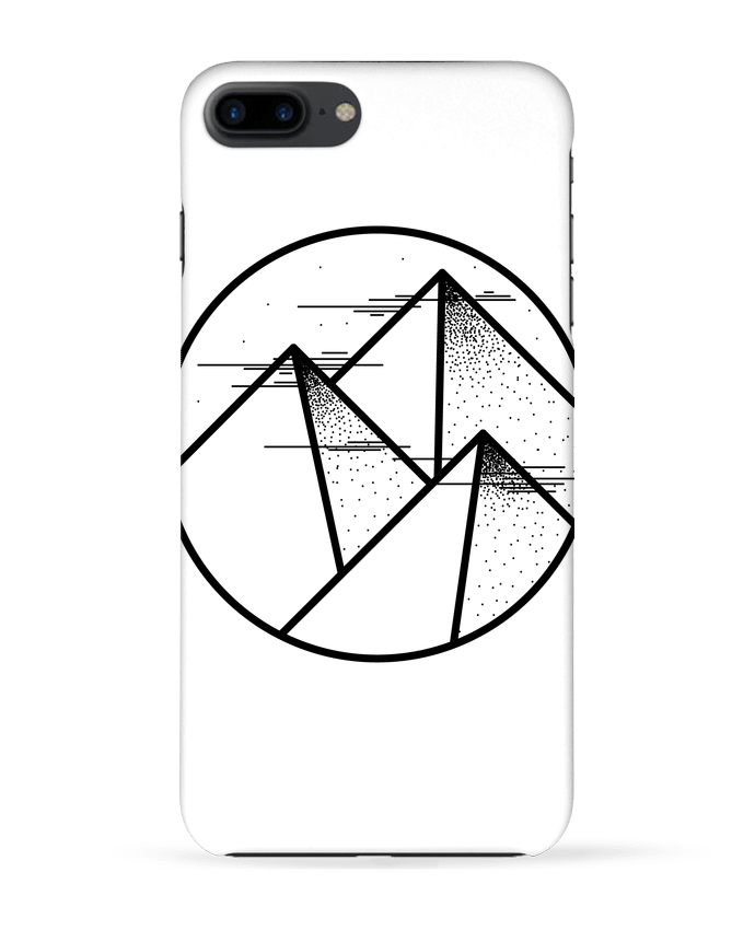 Case 3D iPhone 7+ montagne - graphique by /wait-design