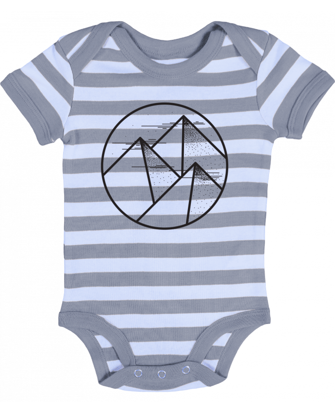 Baby Body striped montagne - graphique - /wait-design