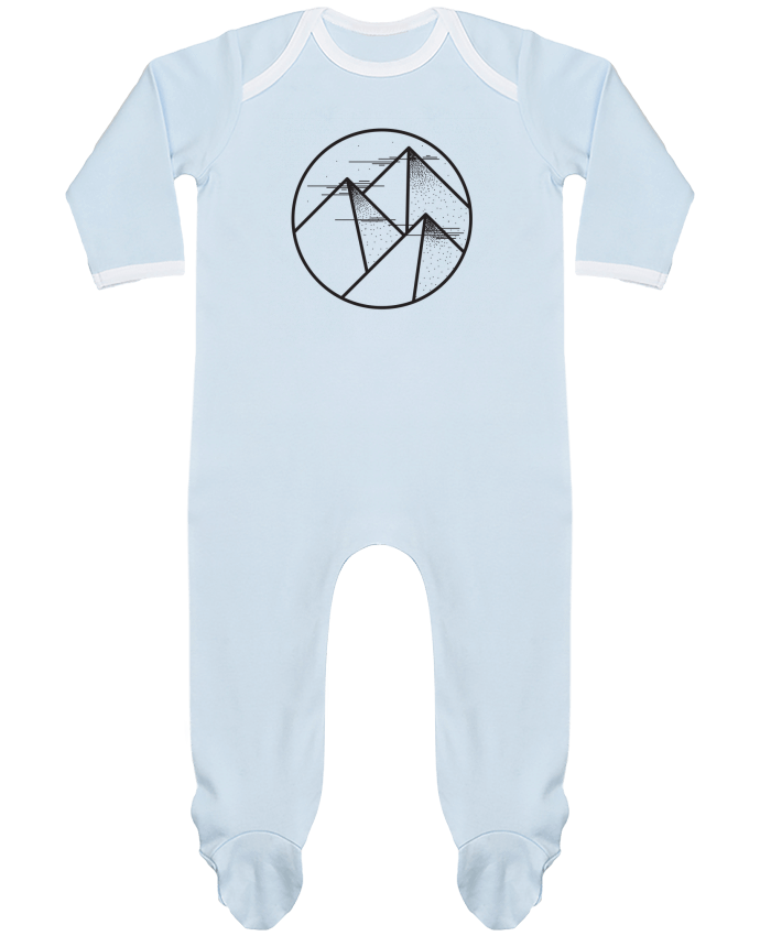 Body Pyjama Bébé montagne - graphique par /wait-design