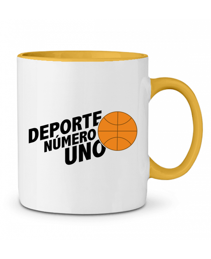 Mug bicolore Deporte Número Uno Basketball tunetoo