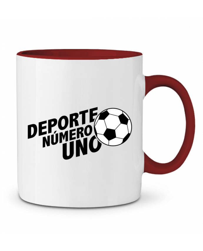 Mug bicolore Deporte Número Uno Futbol tunetoo
