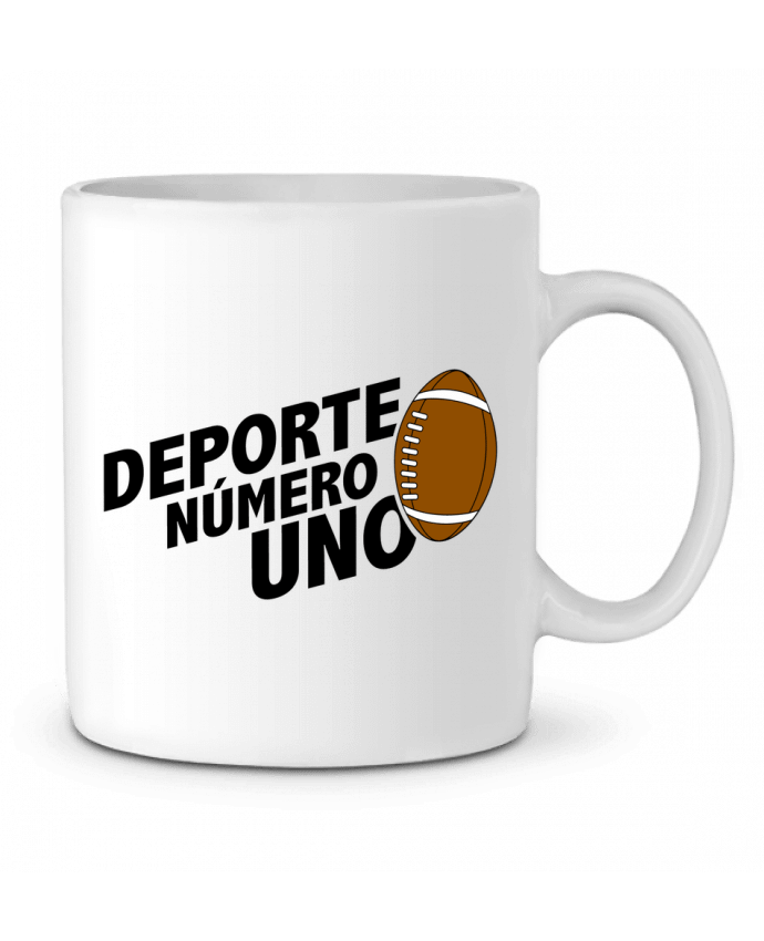 Ceramic Mug Deporte Número Uno Rugby by tunetoo