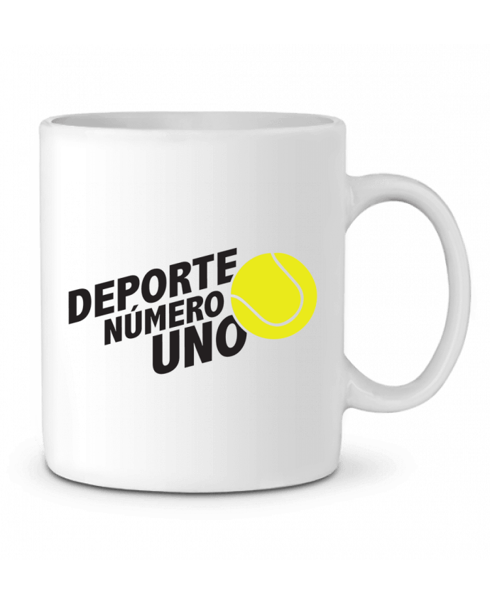 Ceramic Mug Deporte Número Uno Tennis by tunetoo