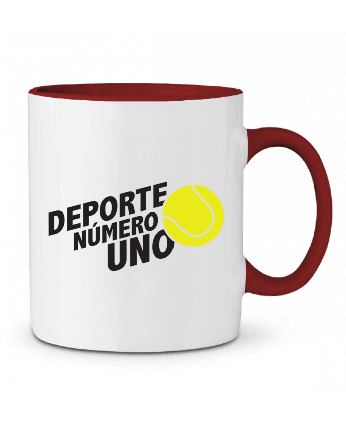 Mug bicolore Deporte Número Uno Tennis tunetoo