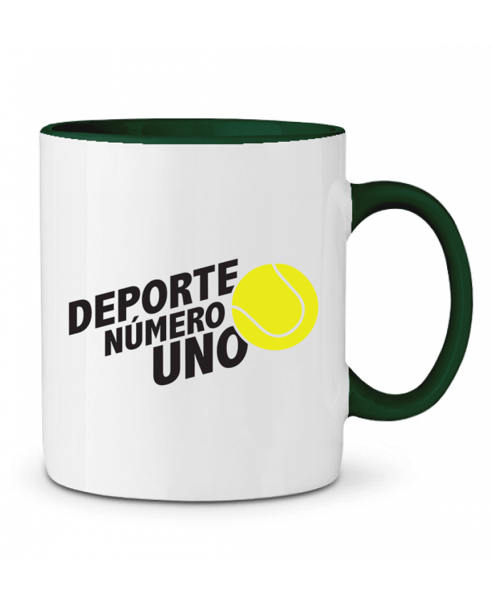 Two-tone Ceramic Mug Deporte Número Uno Tennis tunetoo