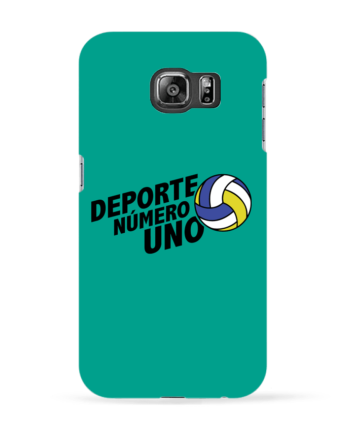 Case 3D Samsung Galaxy S6 Deporte Número Uno Volleyball - tunetoo