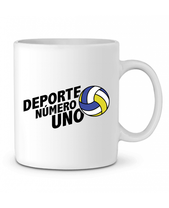 Ceramic Mug Deporte Número Uno Volleyball by tunetoo