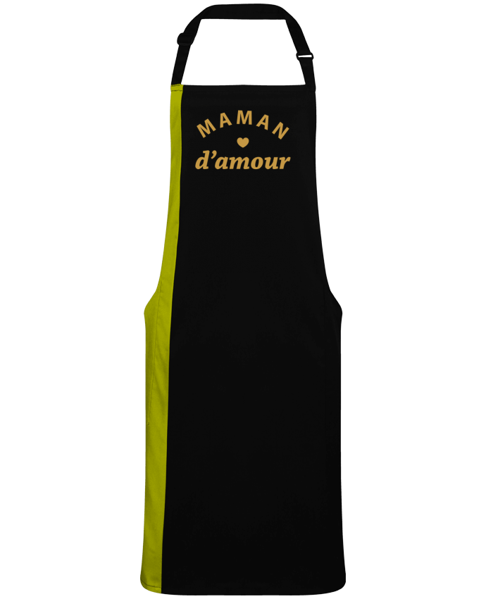 Two-tone long Apron Maman d'amour by  arsen