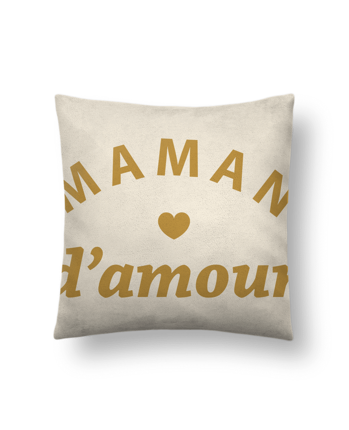 Cushion suede touch 45 x 45 cm Maman d'amour by arsen
