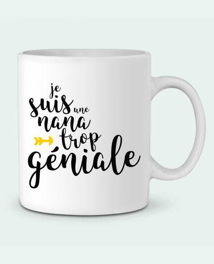 Taza Cerámica Je suis une nana trop géniale por tunetoo