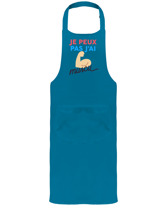 Garden or Sommelier Apron with Pocket je peux pas j'ai muscu by Ruuud
