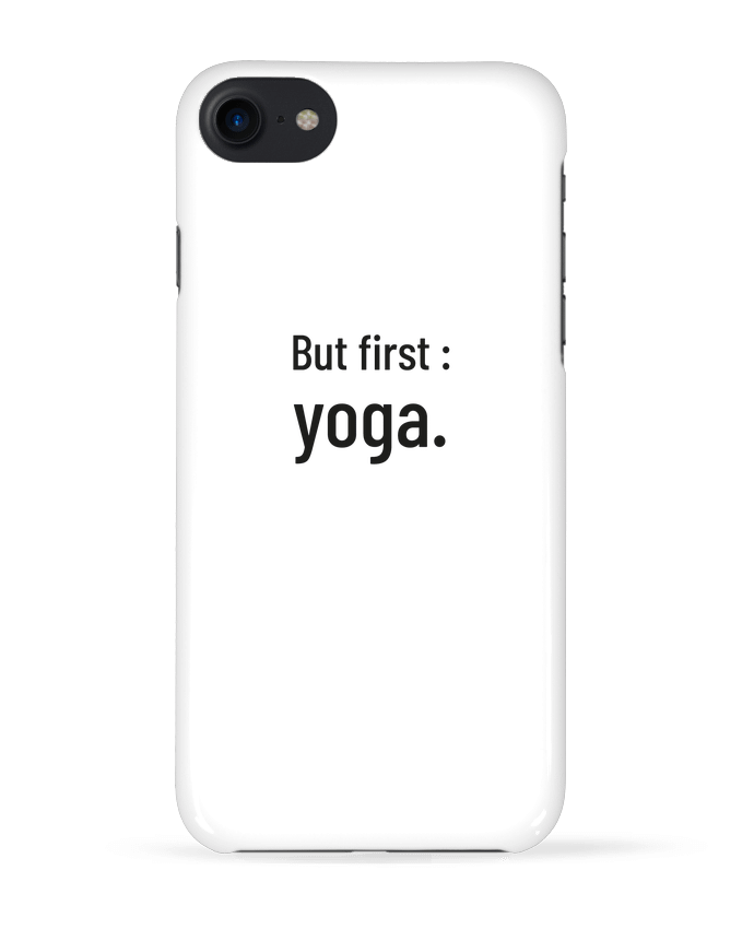 Carcasa Iphone 7 But first : yoga. de Folie douce