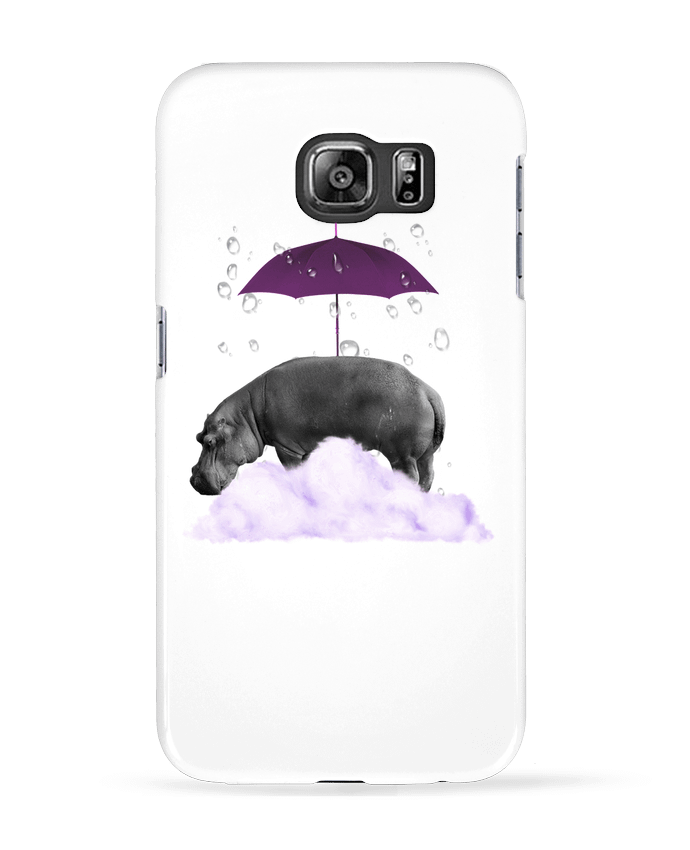Case 3D Samsung Galaxy S6 hippopotame - popysworld