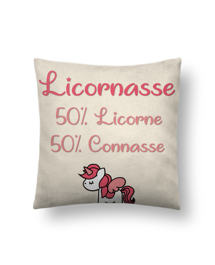 Coussin suédine Licornasse par SwissmadeDesign