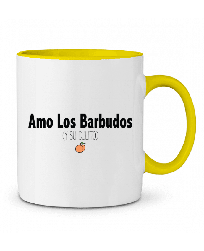 Taza Cerámica Bicolor Amo Los Barbudos tunetoo