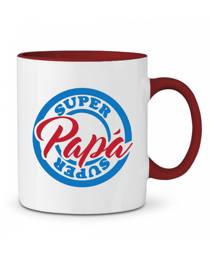 Mug bicolore Super Papá tunetoo