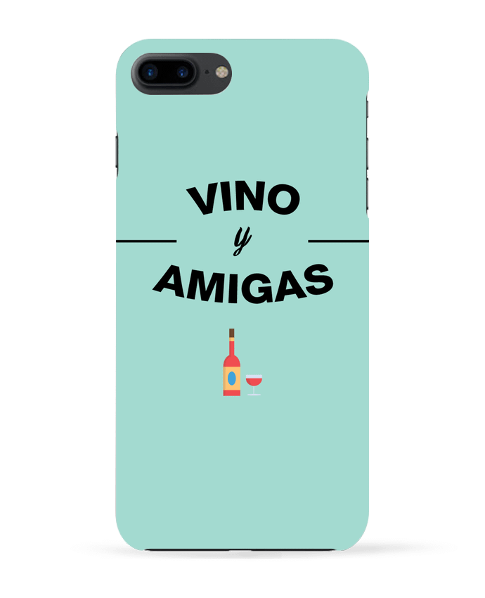 Coque iPhone 7 + Vino y amigas par tunetoo