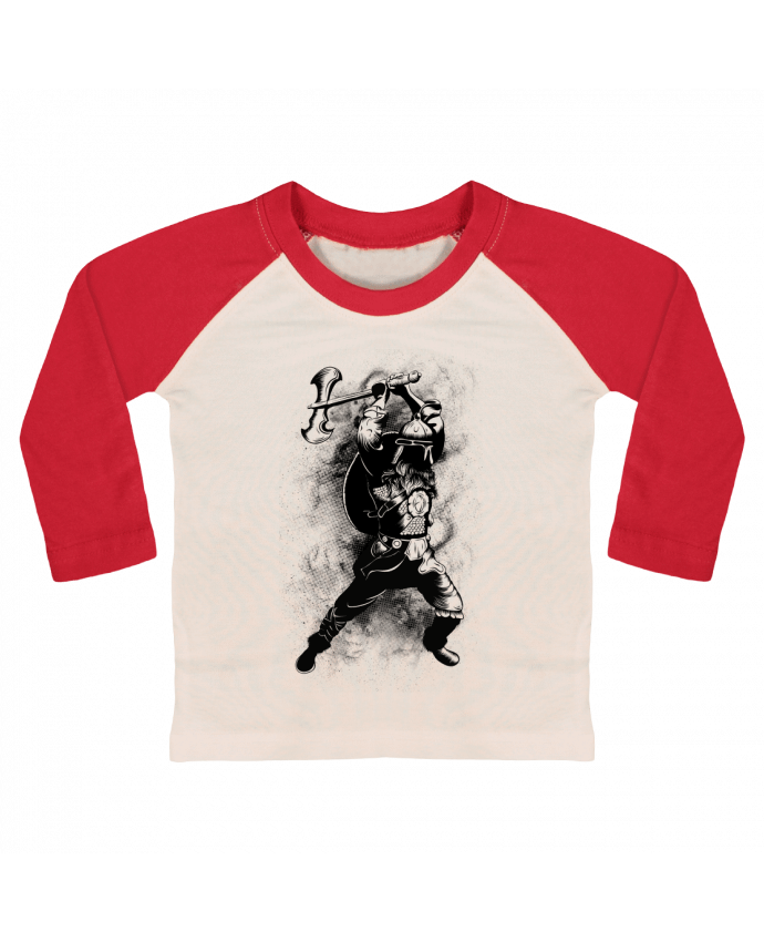 Camiseta Bebé Béisbol Manga Larga Viking por Anonymous