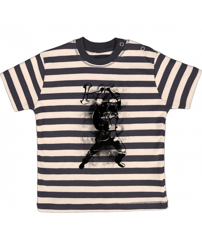 Tee-shirt bébé à rayures Viking par Anonymous