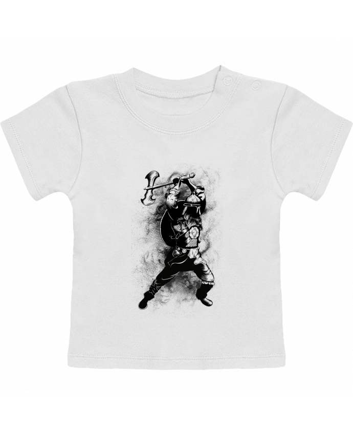 T-shirt bébé Viking manches courtes du designer Anonymous