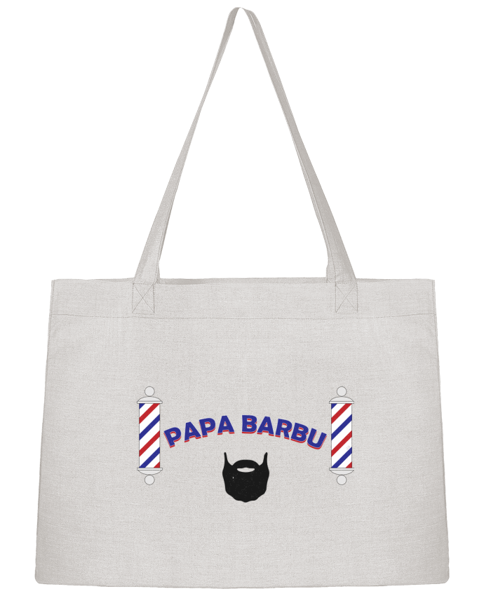 Shopping tote bag Stanley Stella Papa barbu by tunetoo