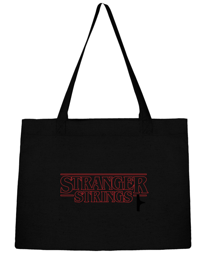 Shopping tote bag Stanley Stella Stranger strings by tunetoo