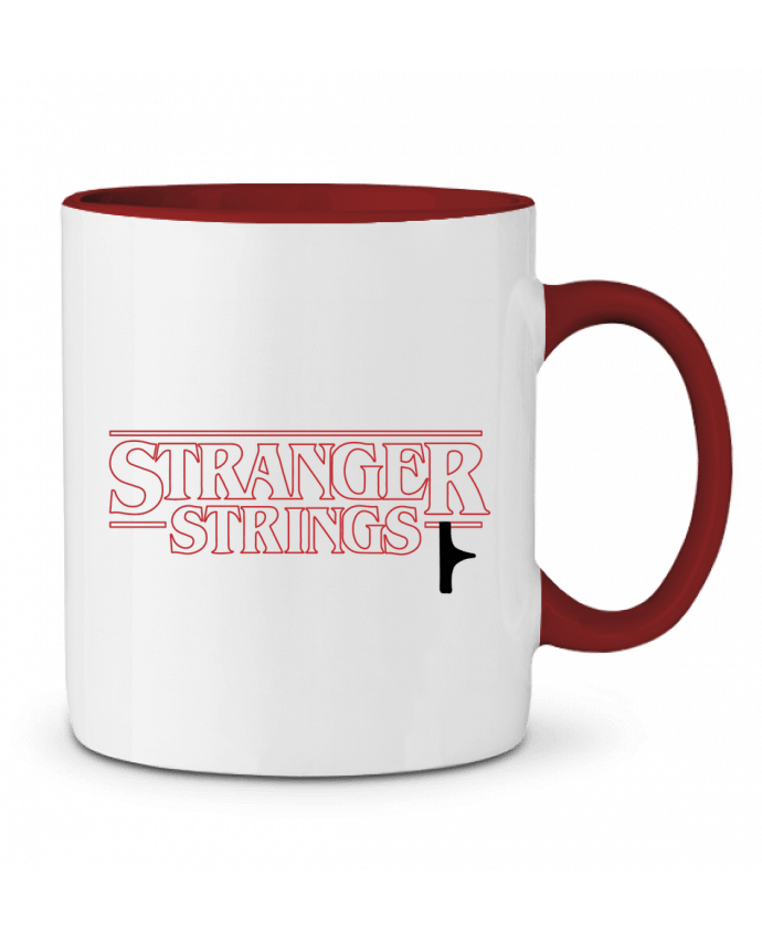 Two-tone Ceramic Mug Stranger strings tunetoo