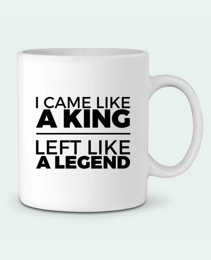 Ceramic Mug I came like a king II by tunetoo