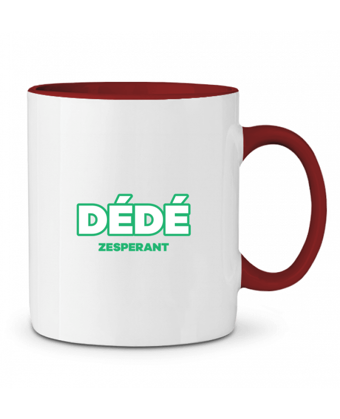 Mug bicolore Dédé zesperant tunetoo