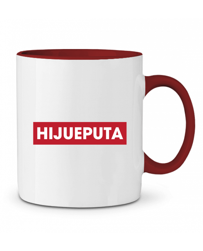 Mug bicolore HIJUEPUTA tunetoo