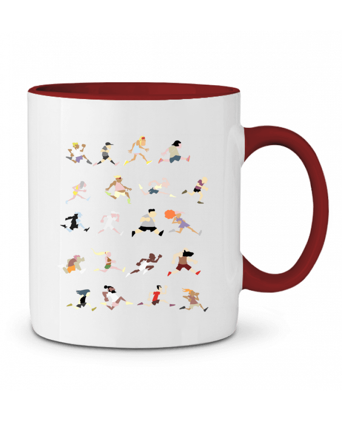 Mug bicolore Runners ! Tomi Ax