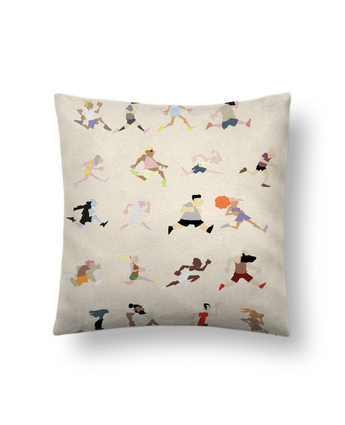 Cushion suede touch 45 x 45 cm Runners ! by Tomi Ax