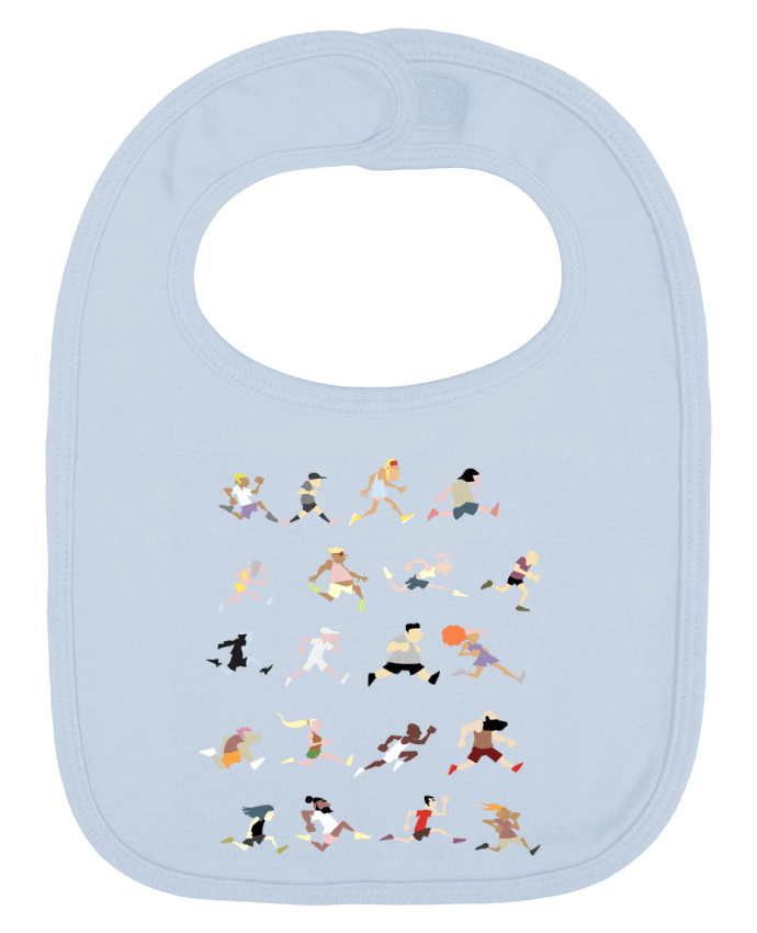 Bavoir bébé uni Runners ! par Tomi Ax