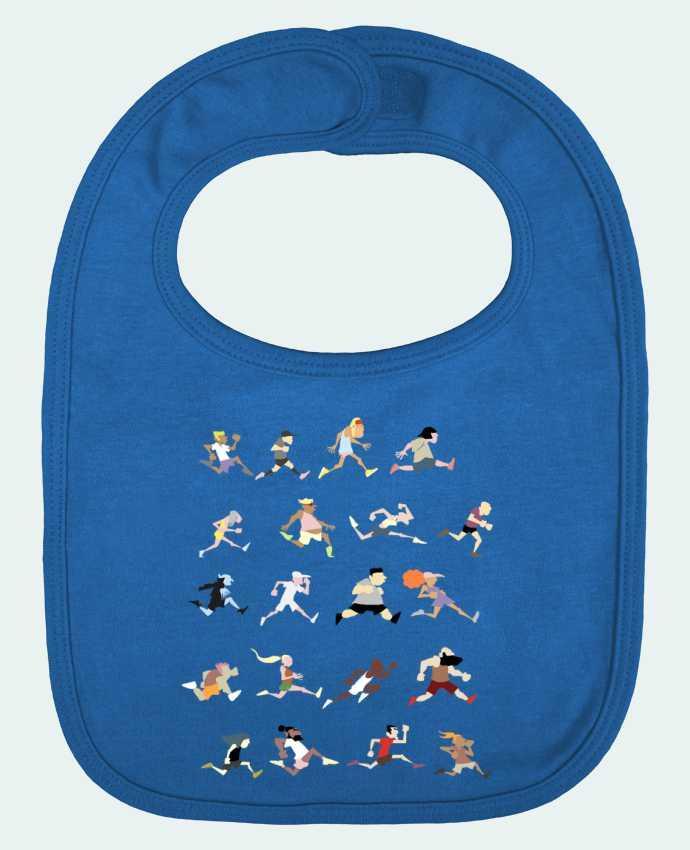 Bavoir bébé uni Runners ! par Tomi Ax