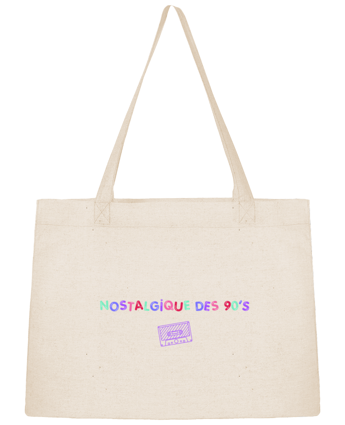 Shopping tote bag Stanley Stella Nostalgique 90s Cassette by tunetoo